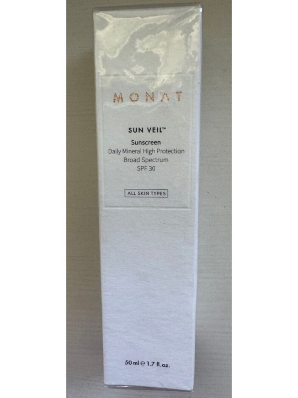 Monat Sun Veil Sunscreen Daily Mineral High Protection 50 ml 1.7 fl oz SPF 30